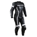 Sixgear Nitro lady bőrruha fekete/feh&eacute;r