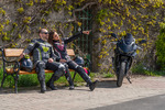 Sixgear Nitro lady motoros bőrruha Fekete/Fehér/Rózsaszín