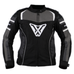 Sixgear Vibe női textildzseki fekete/szürke/fehér