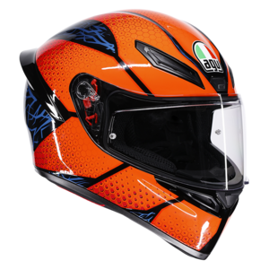 AGV K1 S SPEEDARMOR matt fekete/narancssárga/kék