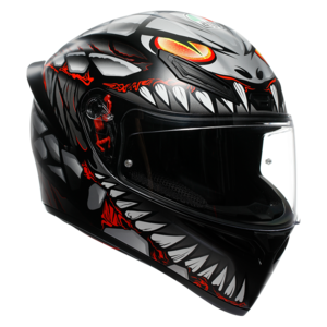 AGV K1 S Lyzard fekete/szürke/piros