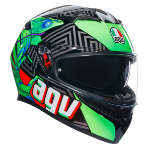AGV K3 Kamaleon fekete/piros/zöld