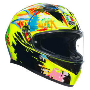 AGV K3 ROSSI Winter Test 2019 kék/fekete/sárga
