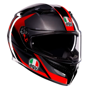 AGV K3 Striga fekete/szürke/piros