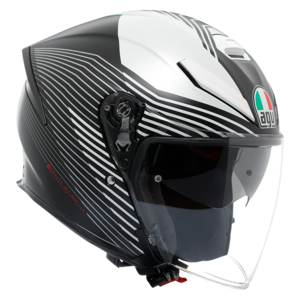 AGV K5 JET EVO matt fekete/fehér