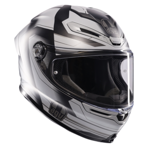 AGV K6 S Ultrasonic matt fekete/szürke