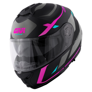Givi X21 Evo matt fekete/titán/pink