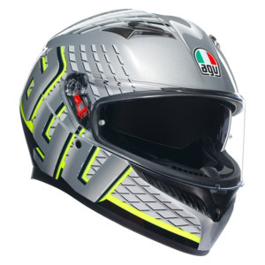 AGV K3 Fortify szürke/fekete/sárga