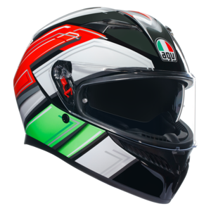 AGV K3 Wing fekete/zöld/fehér/piros
