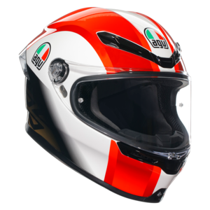 AGV K6 S SIC58 piros/fehér/fekete
