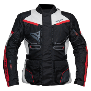 Sixgear Novus textildzseki fekete/fehér/piros