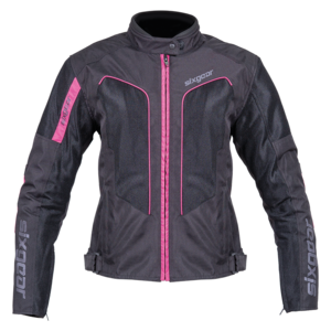 Sixgear Astrid női textildzseki fekete/pink