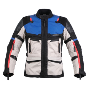 Sixgear Atlas textildzseki fekete/kék/piros