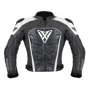 Sixgear Phoenix bőrdzseki fekete/fehér