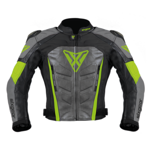 Sixgear Phoenix bőrdzseki fekete/szürke/uv
